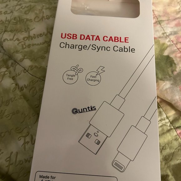 Quntis Apple IPhone USB  Data Cable chargers for Iphone, IPad - Picture 1 of 4
